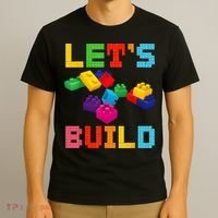 Block Brick Building LetS Build Master Builder Toys Kids T-Shirt thumb 3