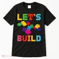 Block Brick Building LetS Build Master Builder Toys Kids Tall T-Shirt thumb 0