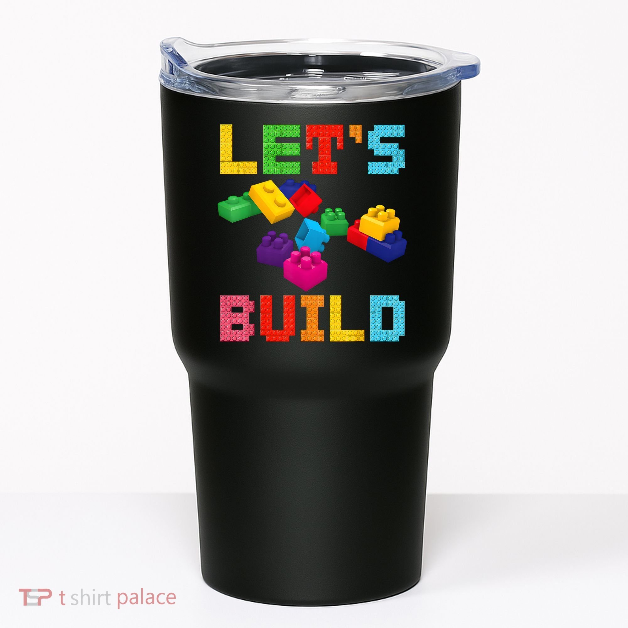 Block Brick Building LetS Build Master Builder Toys Kids Tumbler