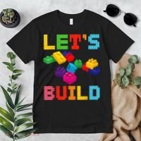 Block Brick Building LetS Build Master Builder Toys Kids Premium T-Shirt thumb 2