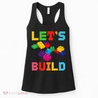 Block Brick Building LetS Build Master Builder Toys Kids Women's Tank Top thumb 0