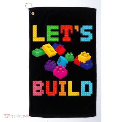 Block Brick Building LetS Build Master Builder Toys Kids Golf Towel