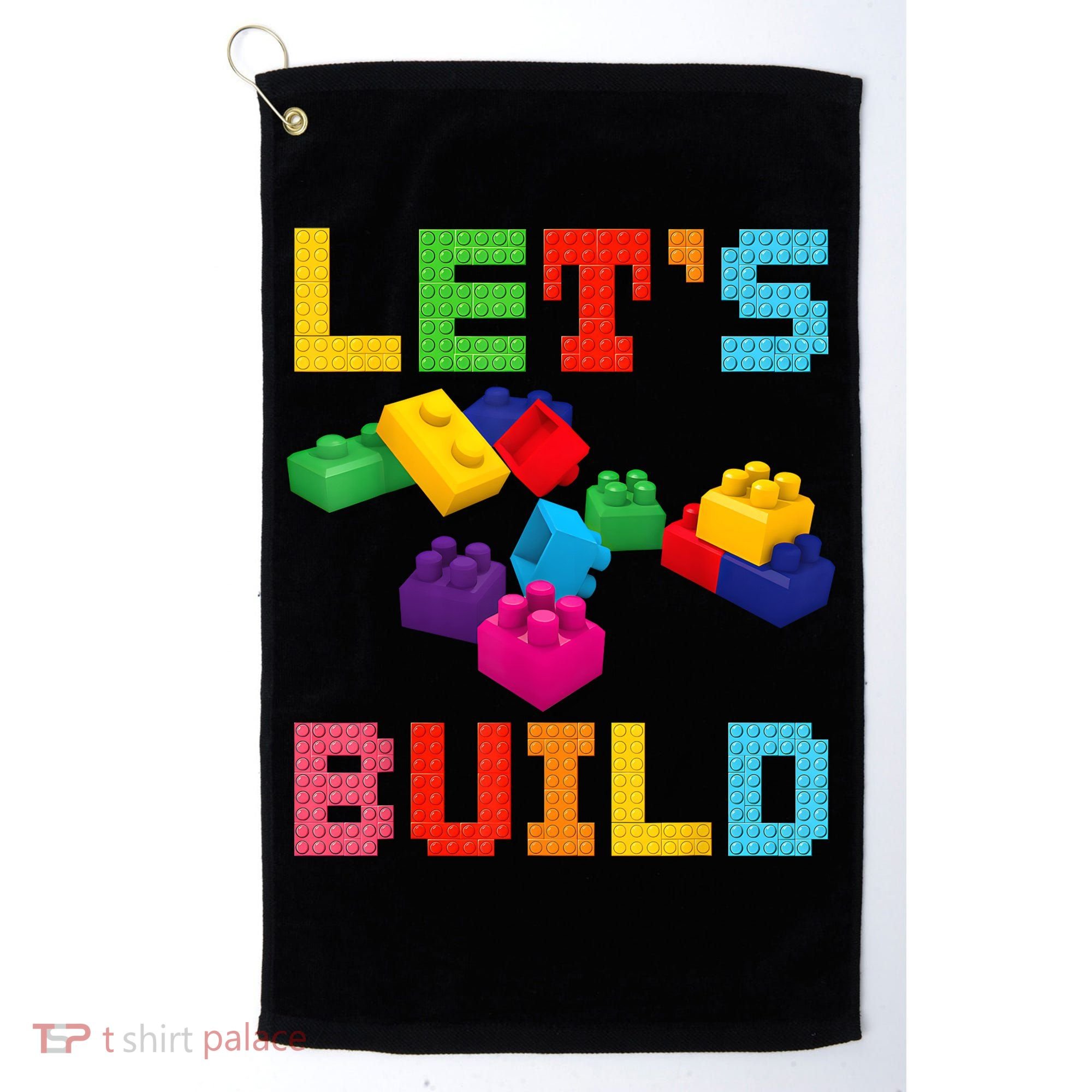 Block Brick Building LetS Build Master Builder Toys Kids Golf Towel