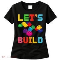 Block Brick Building LetS Build Master Builder Toys Kids Women's T-Shirt thumb 0