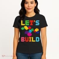 Block Brick Building LetS Build Master Builder Toys Kids Women's T-Shirt thumb 4