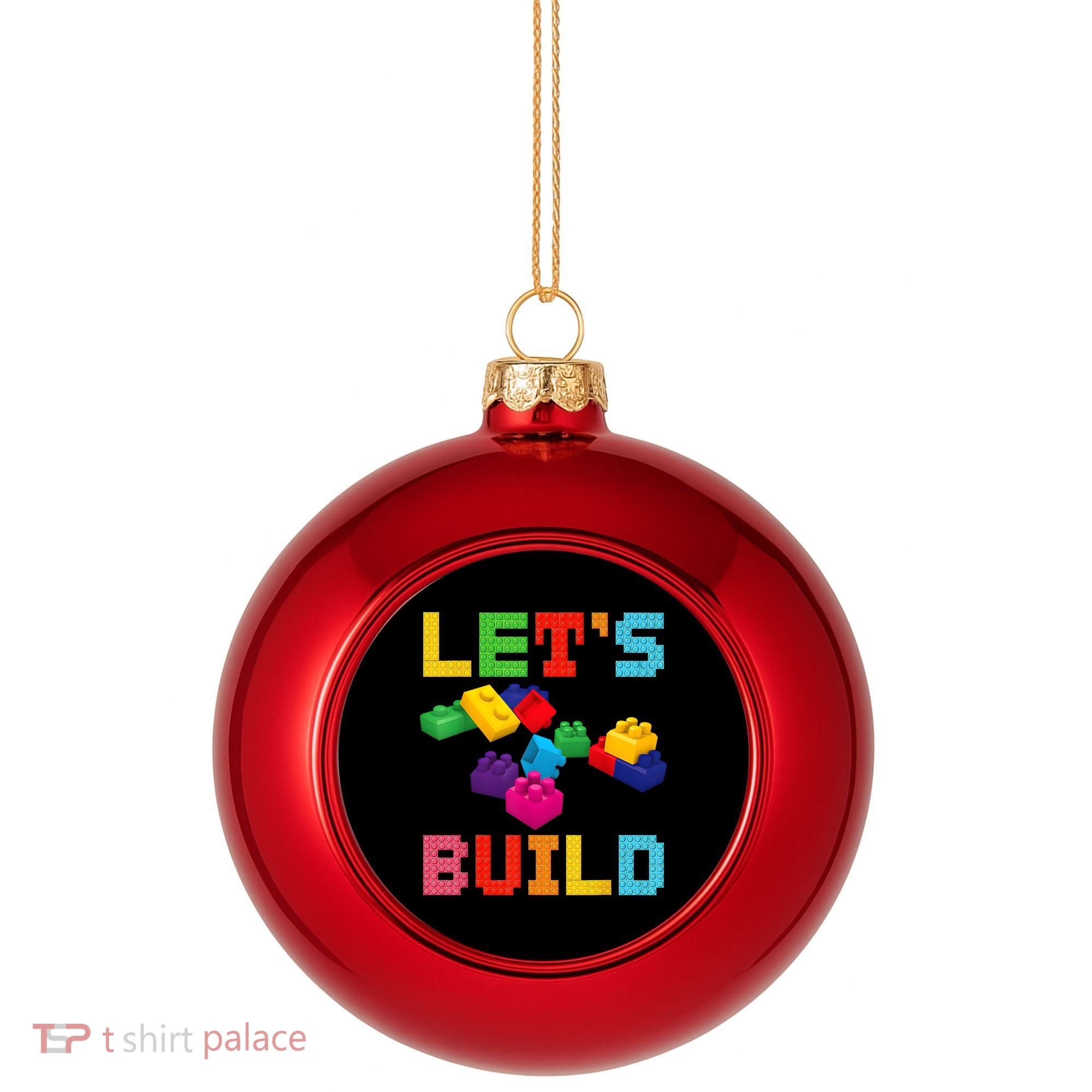 Block Brick Building LetS Build Master Builder Toys Kids Plastic Christmas Ball Ornament