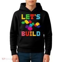Block Brick Building LetS Build Master Builder Toys Kids Kids Hoodie thumb 4