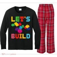 Block Brick Building LetS Build Master Builder Toys Kids Kids Long Sleeve Plaid Pajama Set thumb 0
