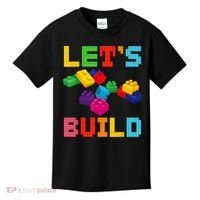 Block Brick Building LetS Build Master Builder Toys Kids Kids T-Shirt thumb 0