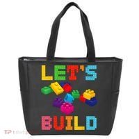 Block Brick Building LetS Build Master Builder Toys Kids Tote Bag thumb 0