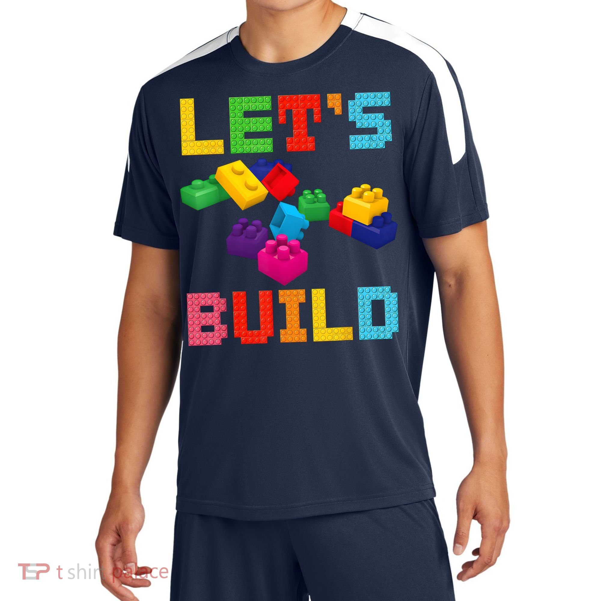 Block Brick Building LetS Build Master Builder Toys Kids Sport-Tek Competitor United Soccer Jersey