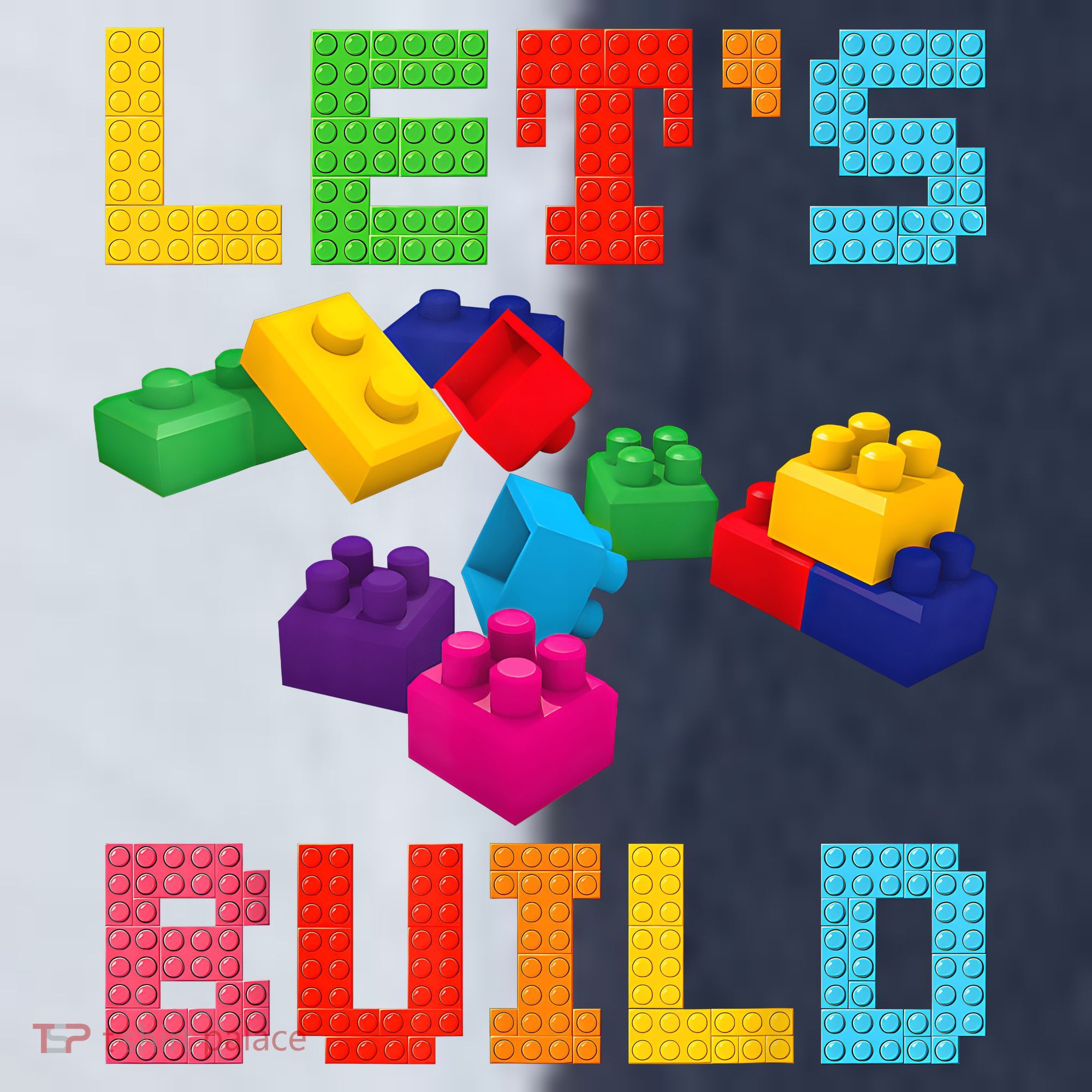 Block Brick Building LetS Build Master Builder Toys Kids Sport-Tek Competitor United Soccer Jersey