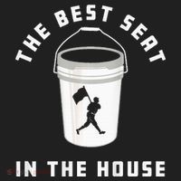 Baseball Bucket Baseball Lovers The Best Seat In The House Beanie thumb 2