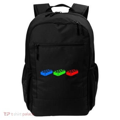 Building Blocks Bricks Master Builder Engineer Construction Backpack