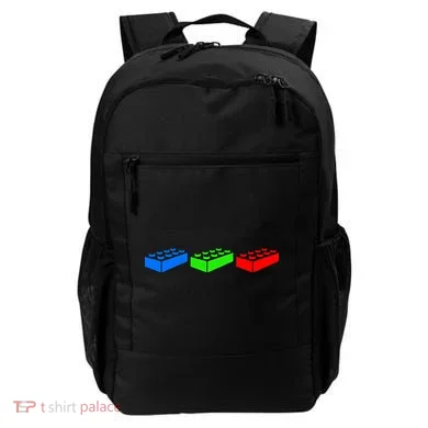 Building Blocks Bricks Master Builder Engineer Construction Backpack