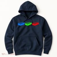 Building Blocks Bricks Master Builder Engineer Construction Hoodie thumb 0