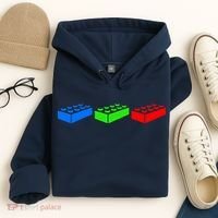 Building Blocks Bricks Master Builder Engineer Construction Hoodie thumb 4