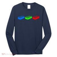 Building Blocks Bricks Master Builder Engineer Construction Long Sleeve Shirt thumb 0