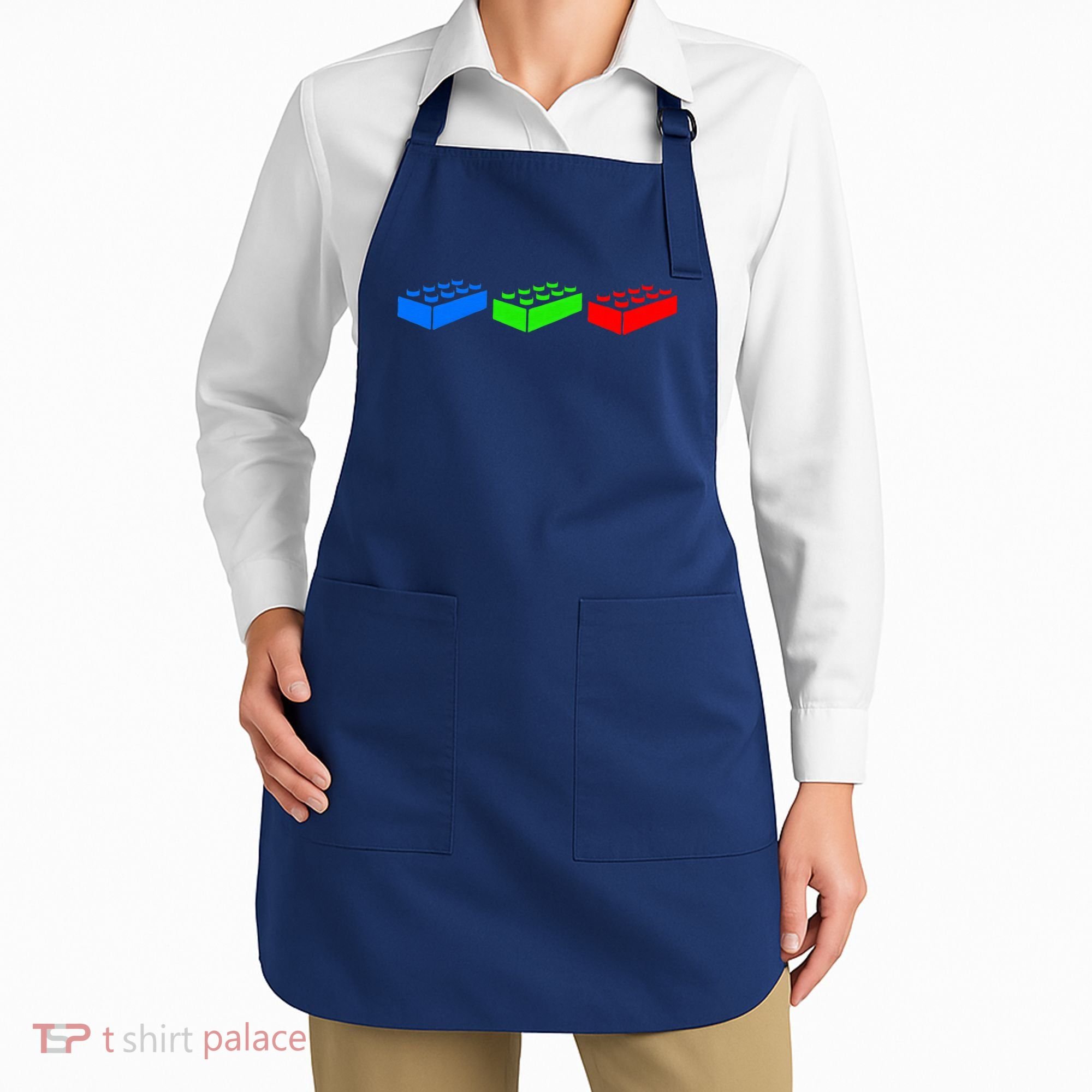 Building Blocks Bricks Master Builder Engineer Construction Apron