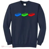 Building Blocks Bricks Master Builder Engineer Construction Sweatshirt thumb 0