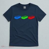 Building Blocks Bricks Master Builder Engineer Construction T-Shirt thumb 5
