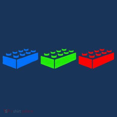 Building Blocks Bricks Master Builder Engineer Construction V-Neck T-Shirt