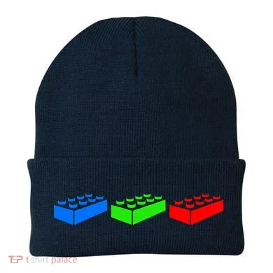 Building Blocks Bricks Master Builder Engineer Construction Beanie