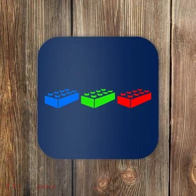 Building Blocks Bricks Master Builder Engineer Construction Coaster
