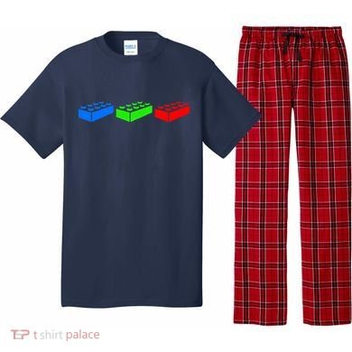 Building Blocks Bricks Master Builder Engineer Construction Pajama Set
