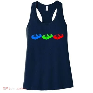 Building Blocks Bricks Master Builder Engineer Construction Women's Tank Top