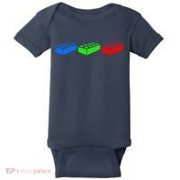 Building Blocks Bricks Master Builder Engineer Construction Baby Bodysuit thumb 0
