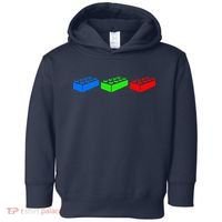 Building Blocks Bricks Master Builder Engineer Construction Toddler Hoodie thumb 0
