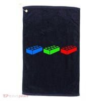 Building Blocks Bricks Master Builder Engineer Construction Golf Towel thumb 0
