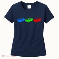 Building Blocks Bricks Master Builder Engineer Construction Women's T-Shirt thumb 0