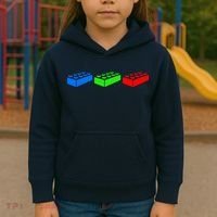 Building Blocks Bricks Master Builder Engineer Construction Kids Hoodie thumb 3