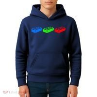 Building Blocks Bricks Master Builder Engineer Construction Kids Hoodie thumb 4