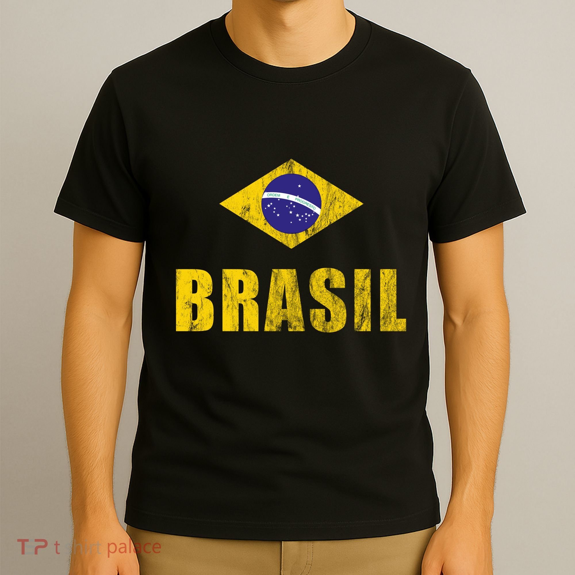 Brasil Brazilian Brazil Soccer Player Jersey Trikot Coach T-Shirt