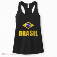 Brasil Brazilian Brazil Soccer Player Jersey Trikot Coach Women's Tank Top thumb 0
