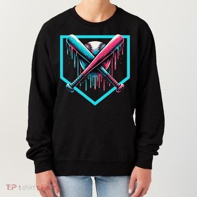 Baseball Bat Baseball Drip Gift Women's Sweatshirt