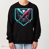 Baseball Bat Baseball Drip Gift Women's Sweatshirt thumb 0