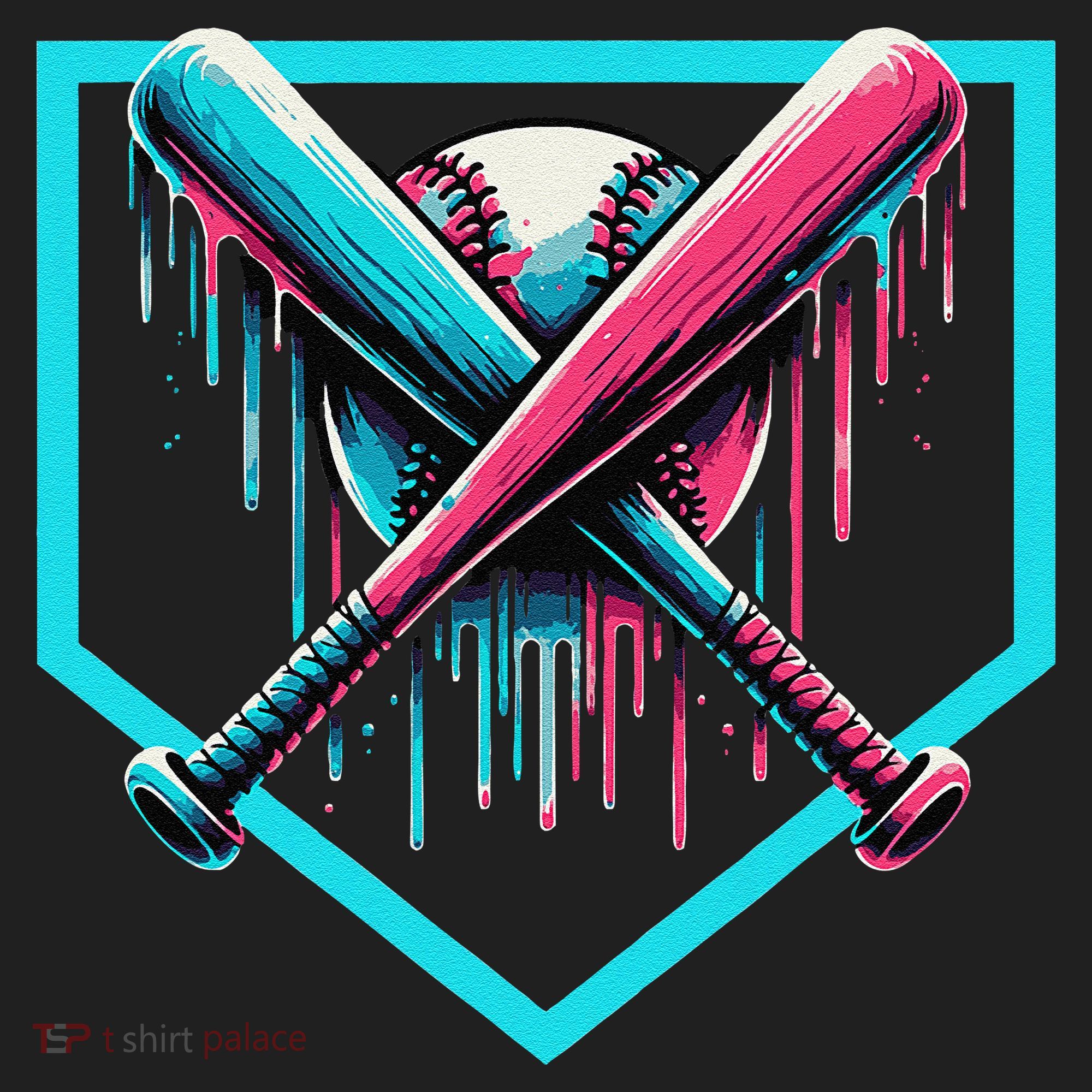 Baseball Bat Baseball Drip Gift Women's Sweatshirt