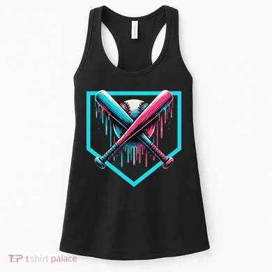 Baseball Bat Baseball Drip Gift Women's Tank Top