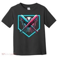 Baseball Bat Baseball Drip Gift Toddler T-Shirt thumb 0
