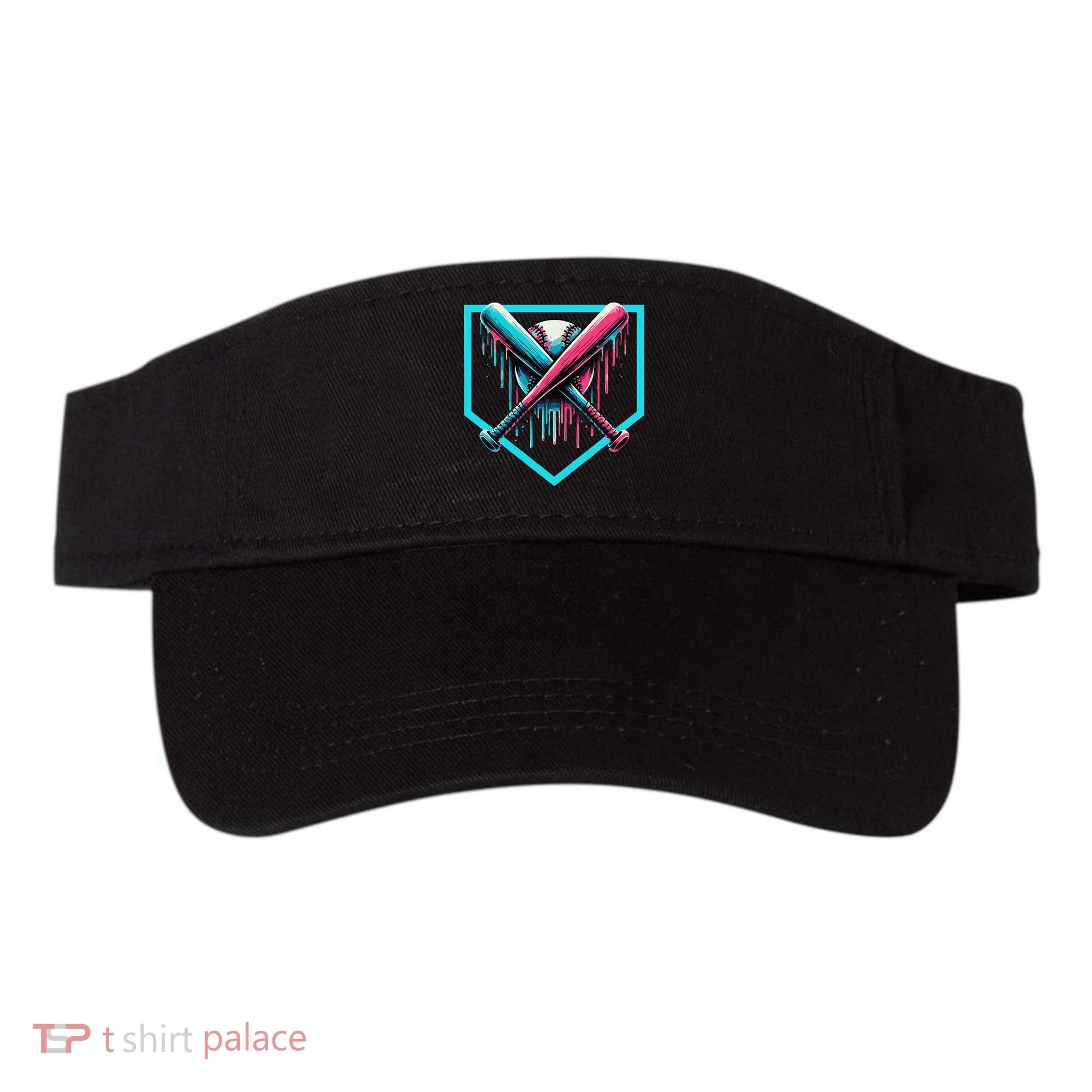 Baseball Bat Baseball Drip Gift Visor