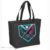 Baseball Bat Baseball Drip Gift Tote Bag thumb 2