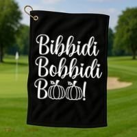 Bibbidi Bobbidi Boo Cute Halloween Golf Towel thumb 1