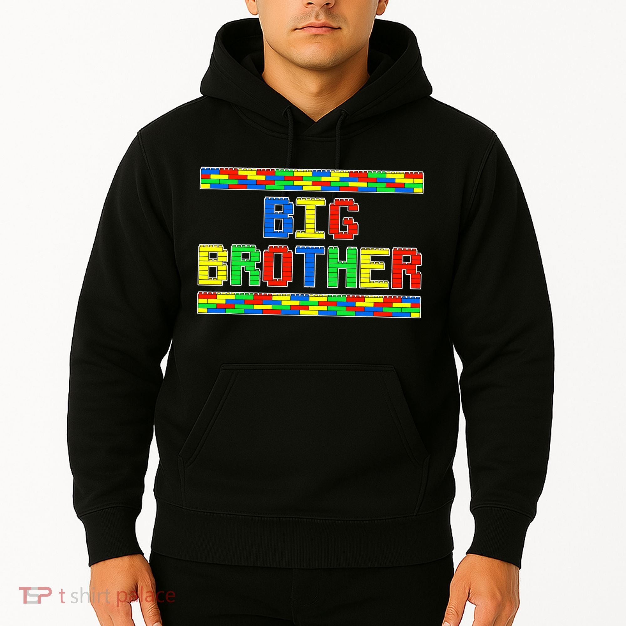 Big Brother Building Blocks Bricks Hoodie