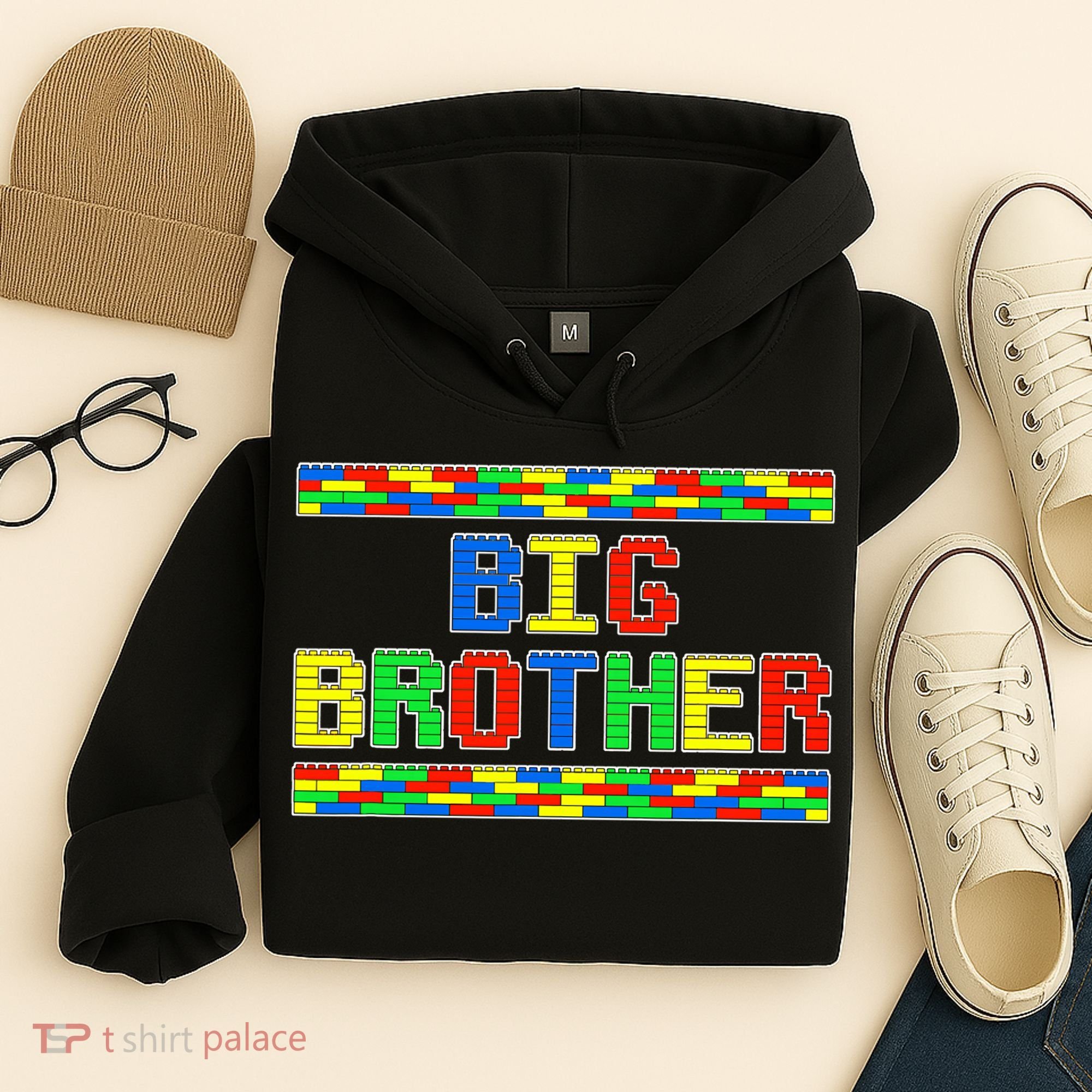 Big Brother Building Blocks Bricks Hoodie