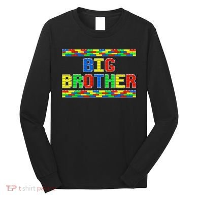 Big Brother Building Blocks Bricks Long Sleeve Shirt