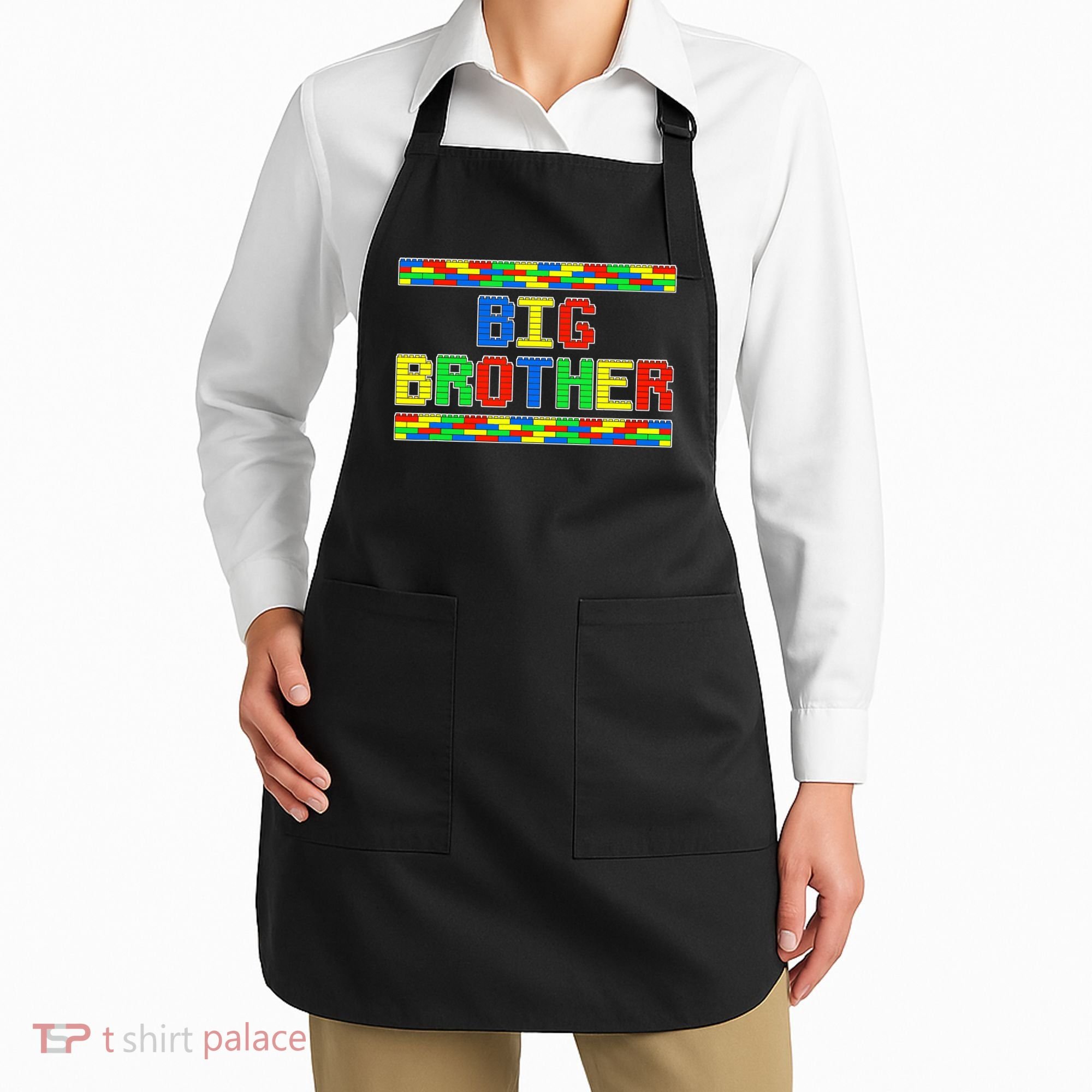 Big Brother Building Blocks Bricks Apron